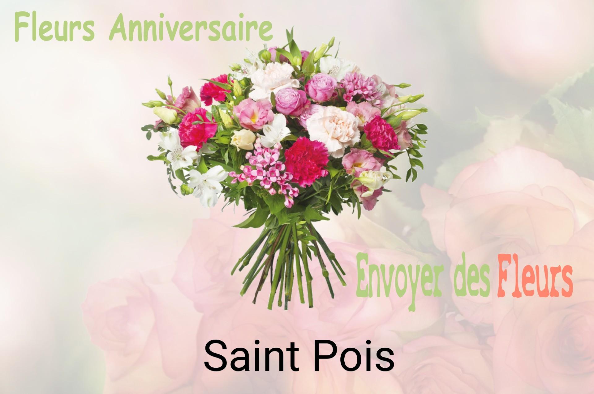 Bouquet de fleurs d’anniversaire livré à Saint-Pois