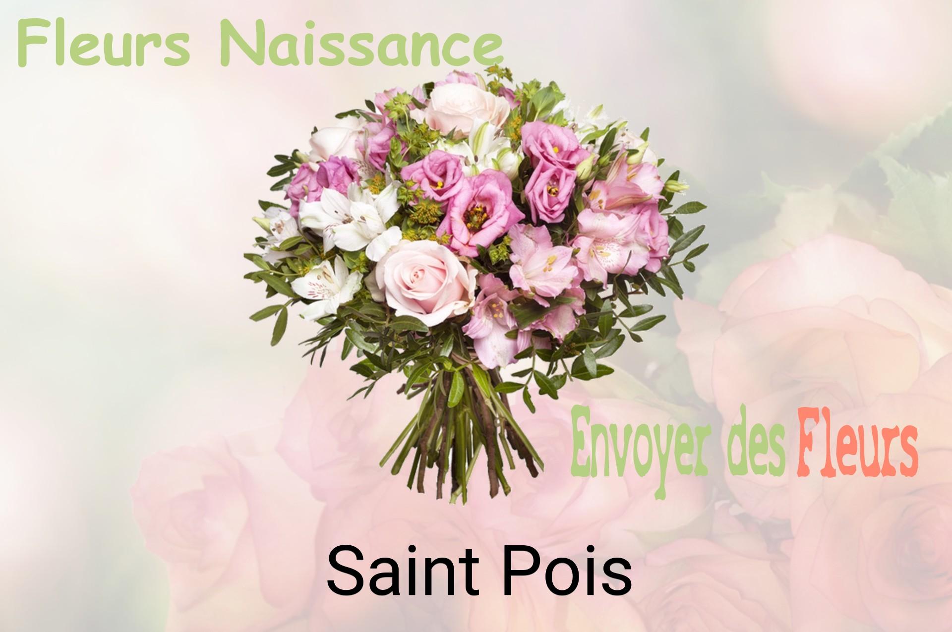 Bouquet de fleurs de naissance livré à Saint-Pois